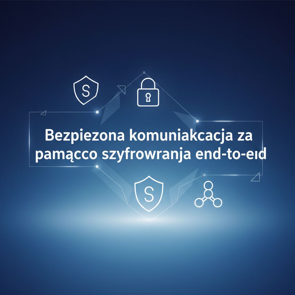 Bezpieczna komunikacja za pomocą szyfrowania end-to-end