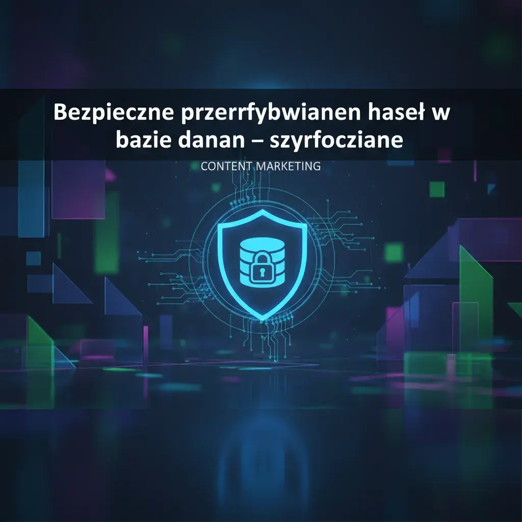 Bezpieczne przechowywanie haseł w bazie danych – szyfrowanie