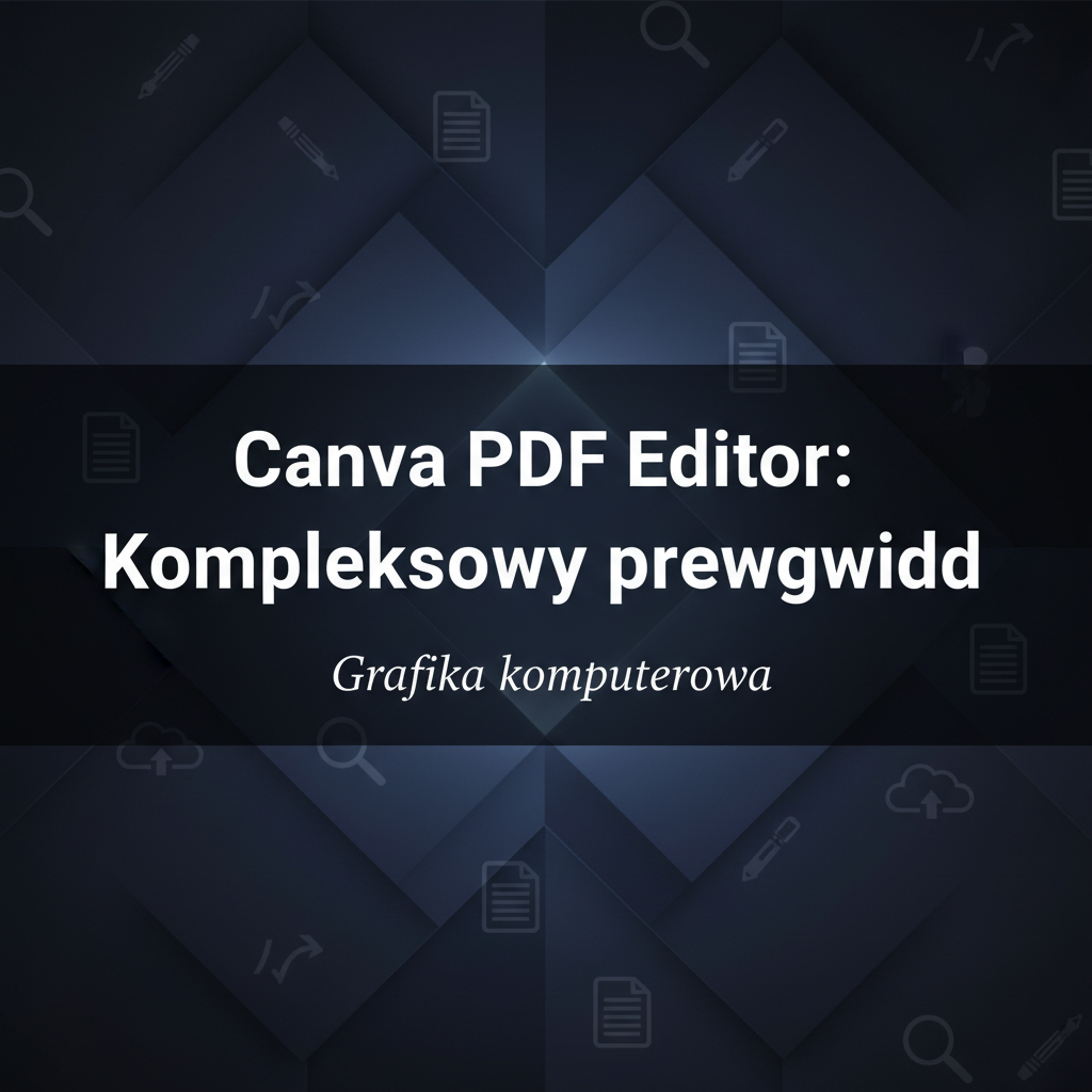Canva PDF Editor: Kompleksowy przewodnik
