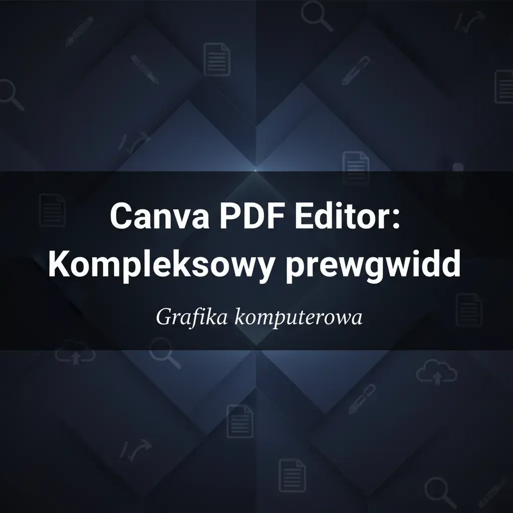 Canva PDF Editor: Kompleksowy przewodnik