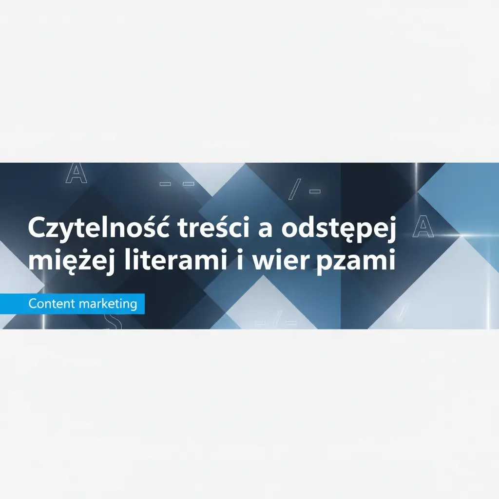 Czytelność treści a odstępy między literami i wierszami