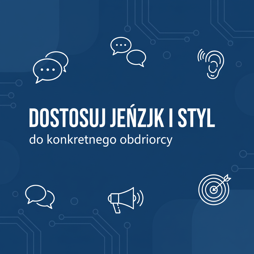 Dostosuj język i styl do konkretnego odbiorcy — komunikuj się skuteczniej