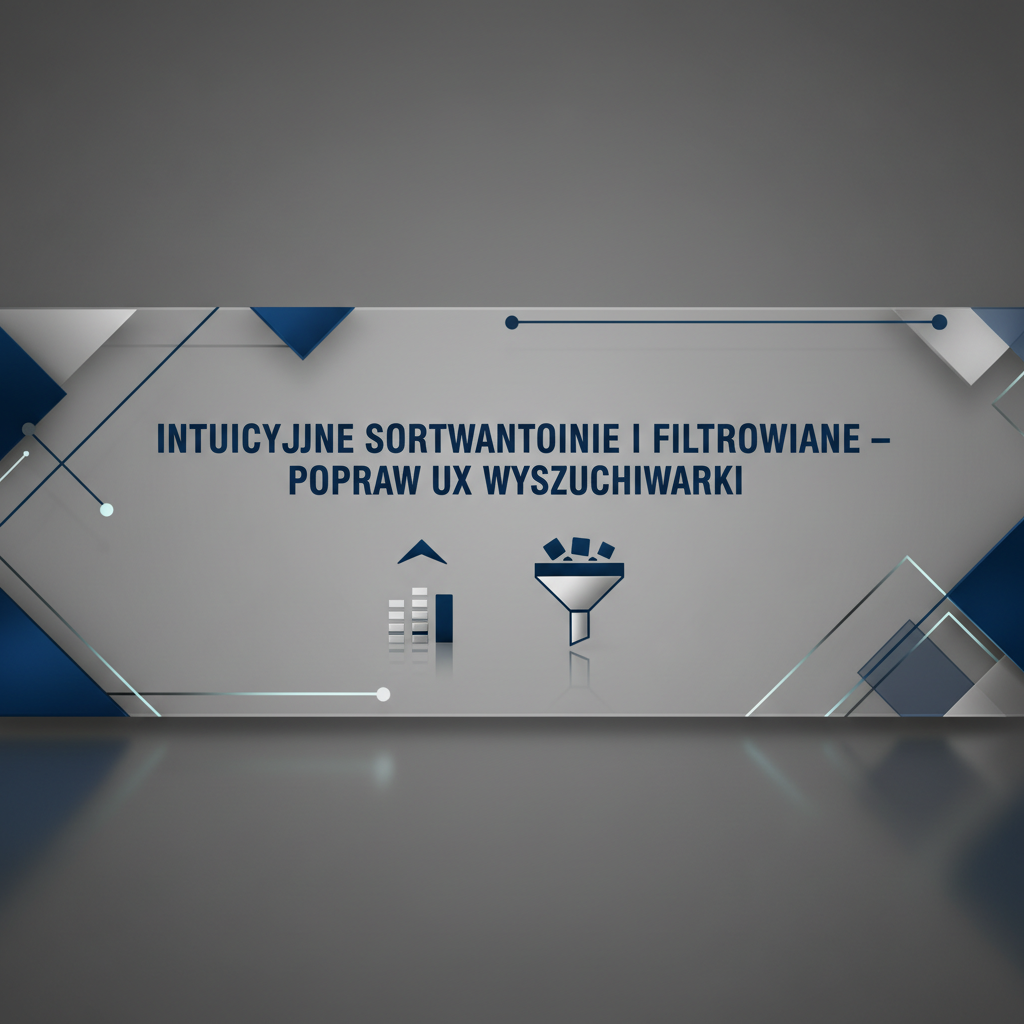 Intuicyjne sortowanie i filtrowanie ó popraw UX wyszukiwarki