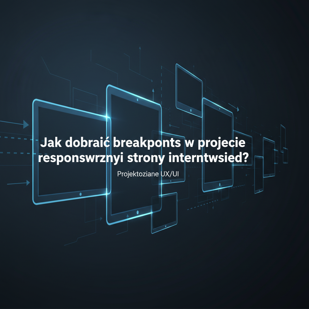 Jak dobrać breakpoints w projekcie responsywnej strony internetowej?