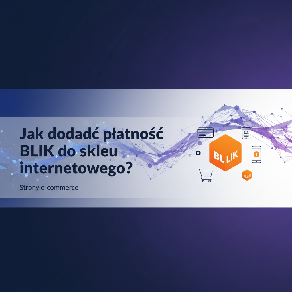 Jak dodać płatność BLIK do sklepu internetowego?