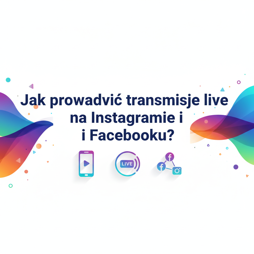 Jak prowadzić transmisje live na Instagramie i Facebooku?