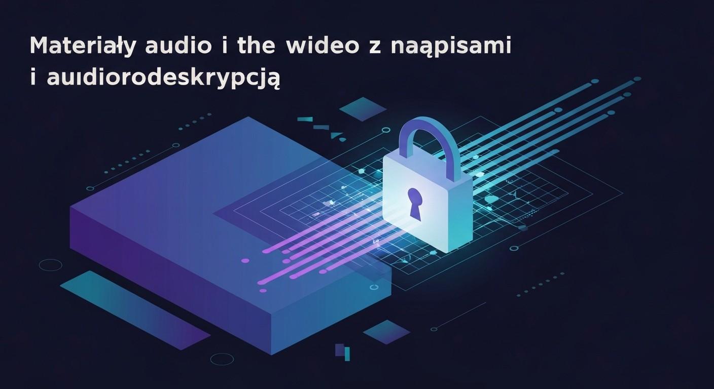 Materiały audio i wideo z napisami i audiodeskrypcją