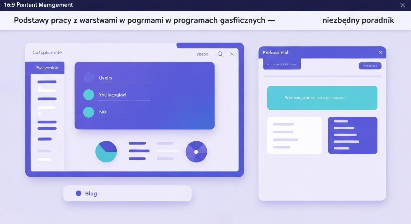 Podstawy pracy z warstwami w programach graficznych – niezbędny poradnik