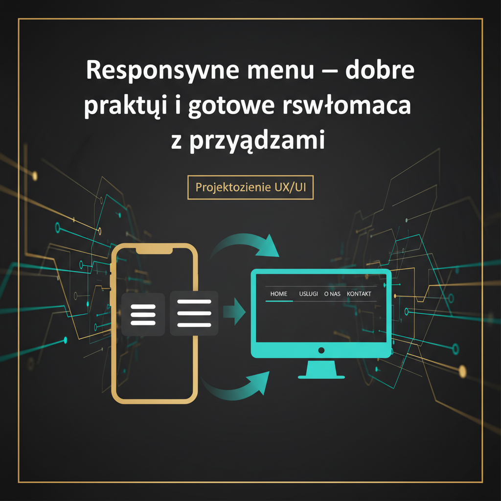 Responsywne menu – dobre praktyki i gotowe rozwiązania z przykładami