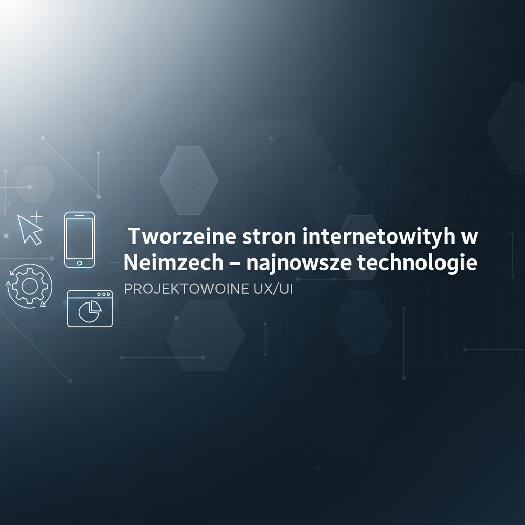 Tworzenie stron internetowych w Niemczech – najnowsze technologie