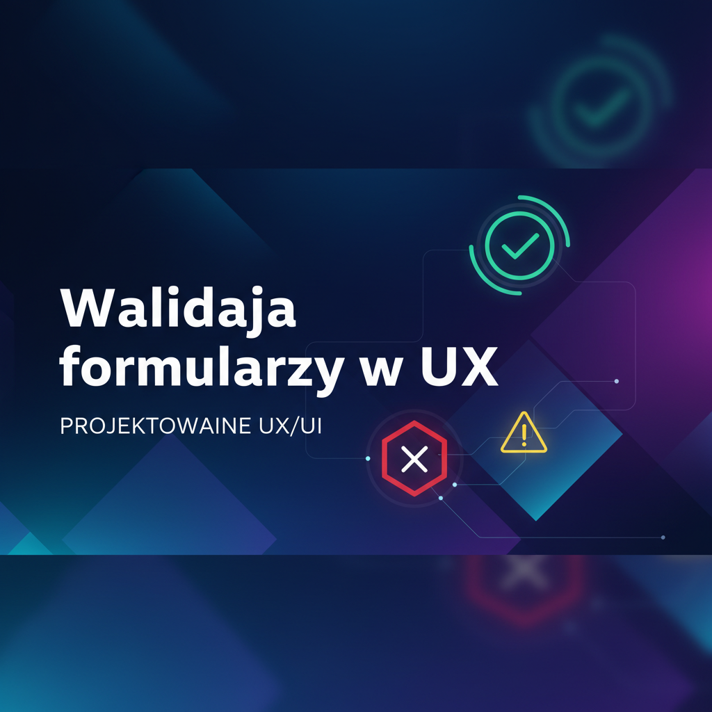 Walidacja formularzy w UX