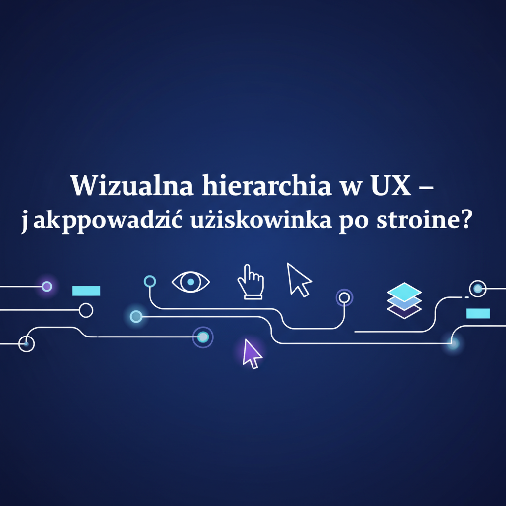 Wizualna hierarchia w UX — jak poprowadzić użytkownika po stronie?