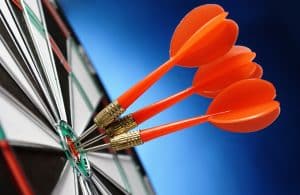arrows and darts target
