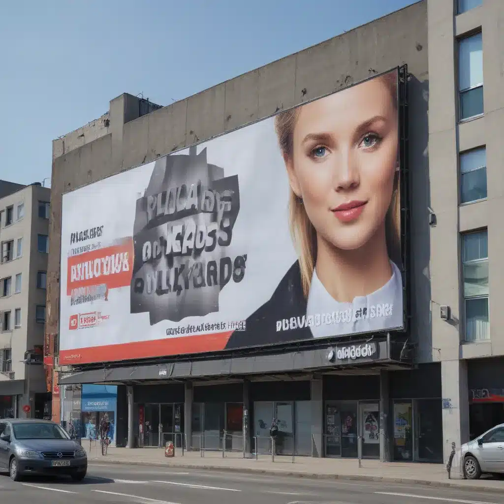 Nośniki reklamowe – projektowanie billboardów i plakatów