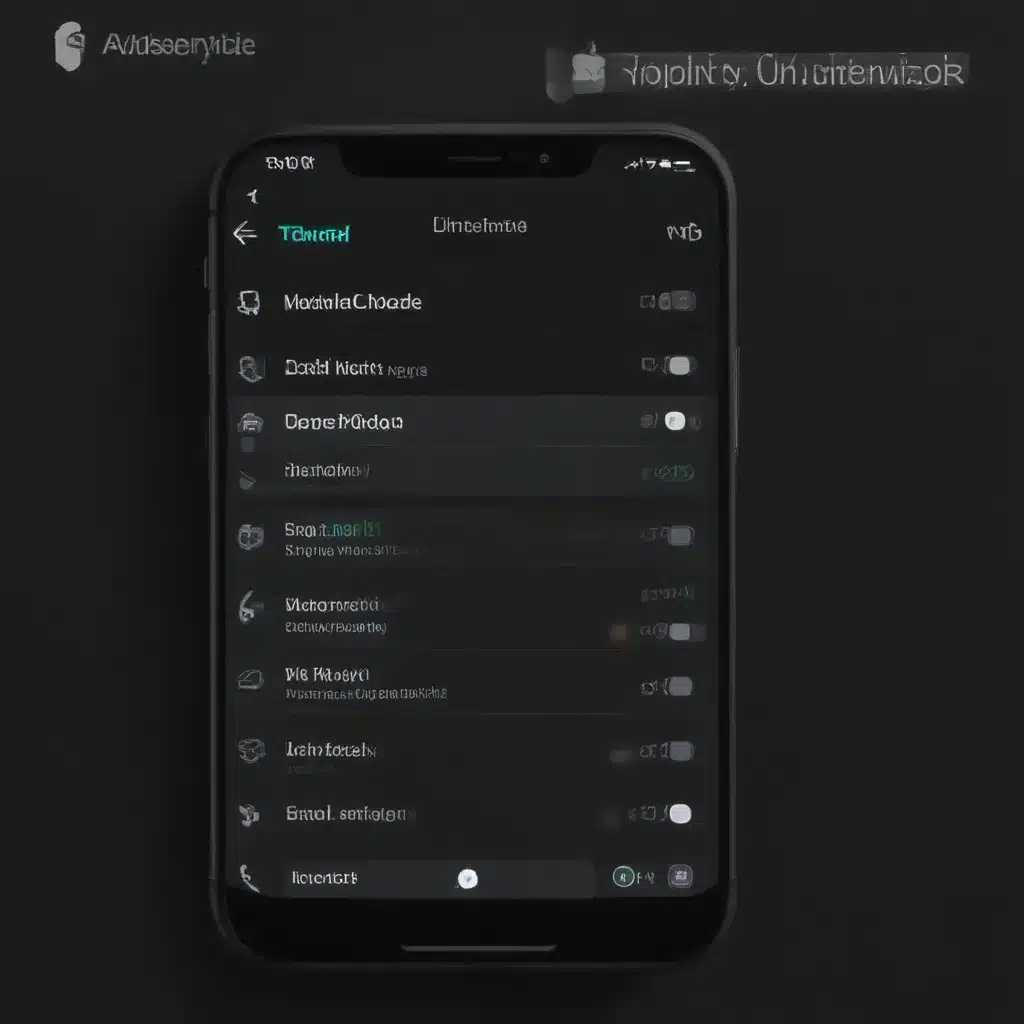 Dark mode w interfejsie użytkownika