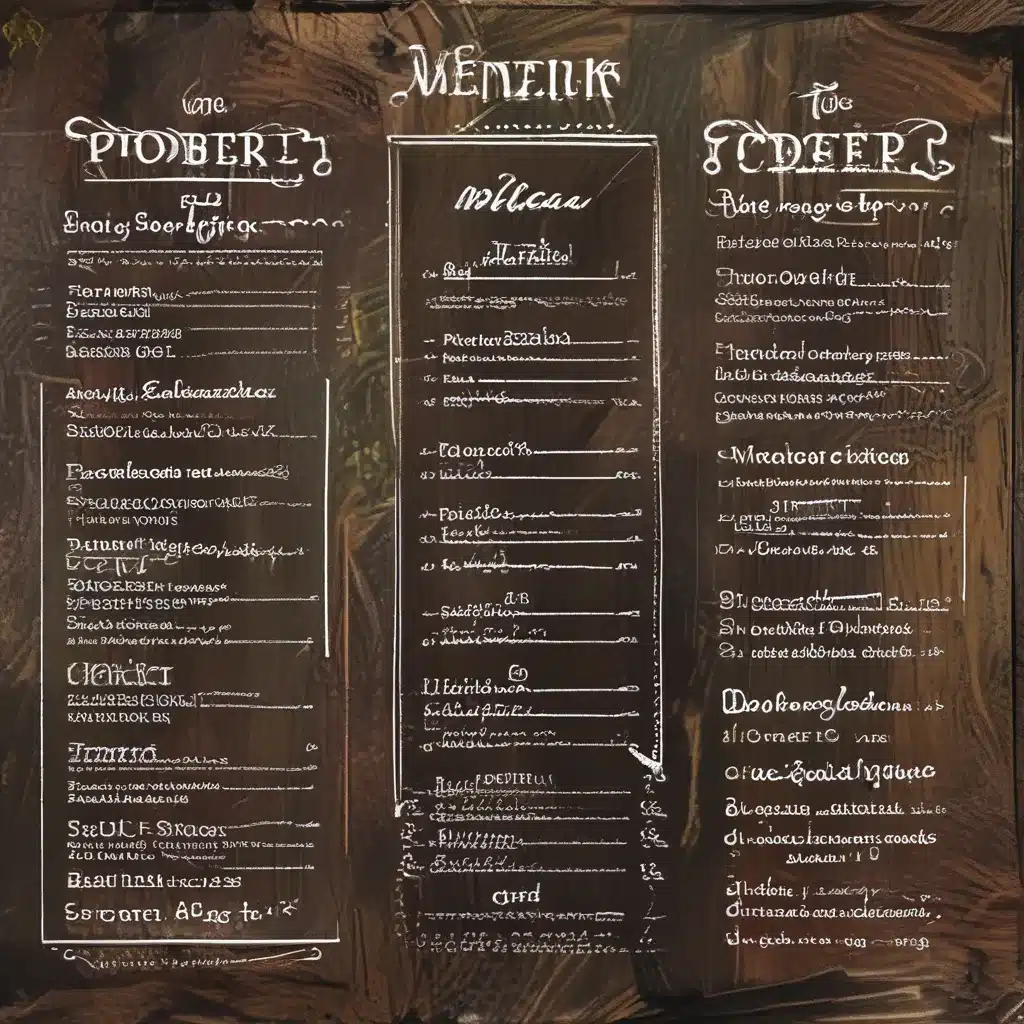 Dobre menu to podstawa