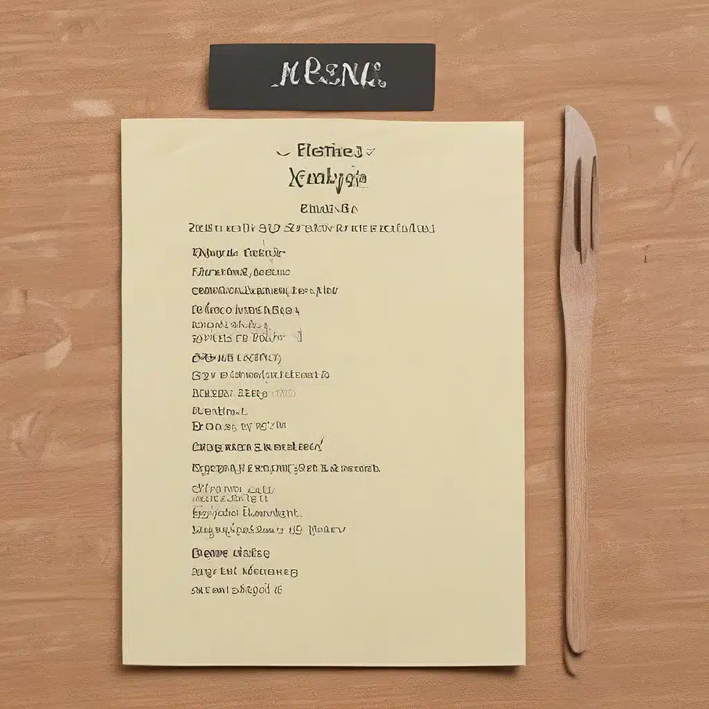 Proste, zrozumiałe menu – klucz do intuicyjnej nawigacji